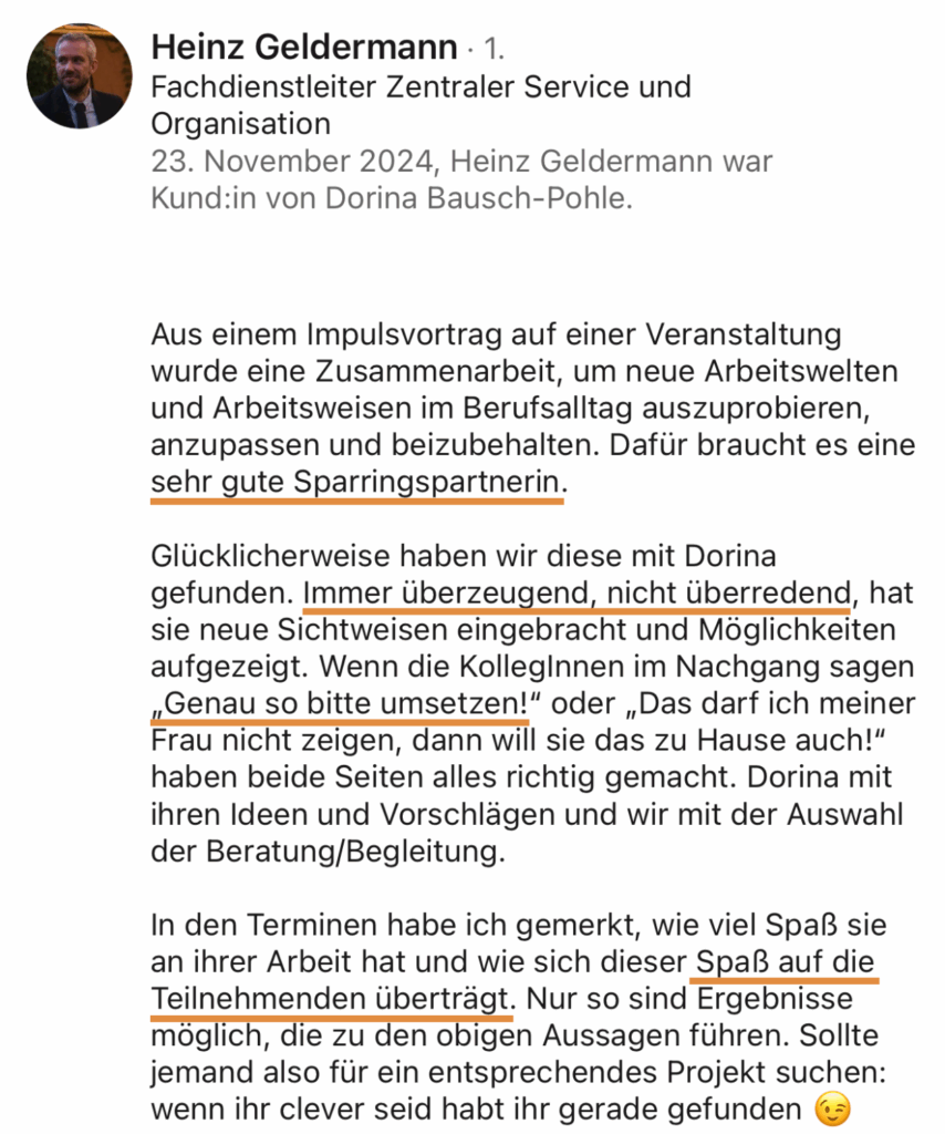 Bürokonzept New Work Beratung_Testimonial Heinz_Workplace Innovations GmbH